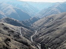 Grande Ronde River approach from the north side