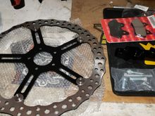 Lydall Carbon Z pads, AN Big Brake Rotor