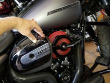 Finally got rid of the Stock cleaner cover. WOW, big diff for AI