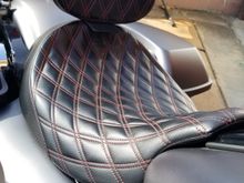 Double stitch is the new thing on seats and lets you  bring out design  the diamond tuck Tijuana look