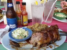 Delicious ribs and this is a half rack!