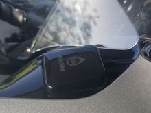 I had a lot of choices where to mount the GPS antenna.  Under the seat or inside the fairing was the obvious locations.  However, I chose to mount it outside on top of the fairing like I did with the XM Antenna to make sure it could see the satelite.  I can easily move it later if I want.  