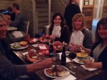 Day 9 - Last seafood dinner at the “Blue Mussel” on PEI before we head back to the mainland and Moncton NB tomorrow.