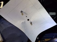 paper template in kit installed