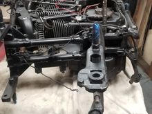 Laid it on the table and put the frame over it.