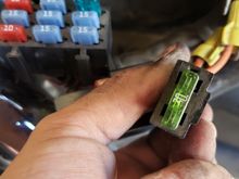 He put a 30A but OEM calls for 15A.