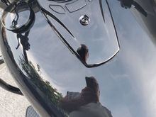 Just hit it with a little touch up paint.
This is one year old and holding up well.