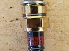 Update.  The "Deep Creep" it worked its way down the threads to loosen the gulled plug enough so i could remove it.
And yes, obviously the damage is done. Ill be taking it to the mechanic to have this repaired.
    Thanks again y'all!