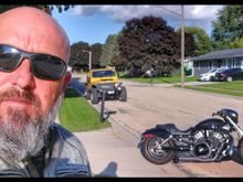 My Night Rod riding days are dwindling down.