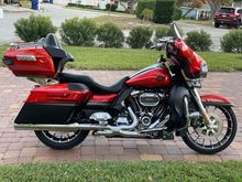 My Street Glide decked-out in Ultra Classic mode...