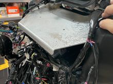 Fits like a glove.  Will get it primed and painted and then all the holes tapped and start mounting the amps and distribution blocks and get it all wired up. 