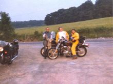 On the way back from Americade Rally 1986 or '87. We hit a ton of rain.