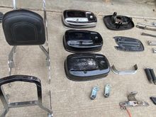 Stock sissy bar 2 aftermarket - 3 ham can covers 1 baffle 1 back plate oem mounts