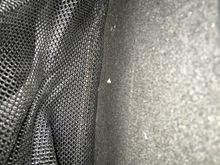 Inside front of bag is felt