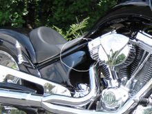 Hard to see, but this had blue metallic clear, over black.