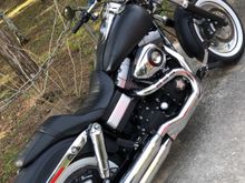 The guy who originally had mine wired a full peterbilt semi headlight onto the front, looks good and is brighter than hell. I’ll get a front view pic of it before I go to get a pack of smokes later. 