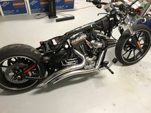 Removed the tank and fenders for a paint shop