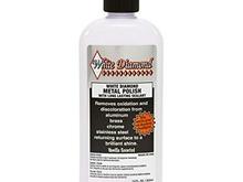 White Diamond, about $12 at advance auto or autozone, it will make those tips look like a show piece.  This is my current go to for any kind of metal polishing.