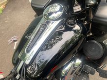 Cleaned up console gasket and placed stock console back on. Hopefully it won’t be one for long. 