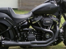 I can see that this Bassani would have lean angle scraping issues. I am guessing it would be a better performing pipe than the standard rear sweep Bassani.