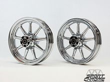 2002-2008 Harley 9 spoke Chrome Wheel Exchange