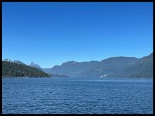 … A beautiful calm crossing, striking blues everywhere