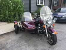 1996 FLHR with factory sidecar