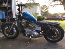 coil/ignition relocation and tank riser kit from Kinetic...done!