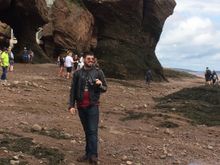 The rocks really show the tides.