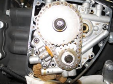 #1 (rear) piston at TDC