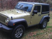 My 2013 JK Rubicon in Commando Green. 