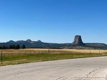 On the way to Devil’s Tower 
