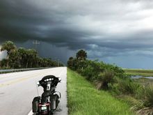 The old trail is being removed and replaced 