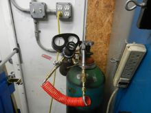 6. Nitrogen Tank with regulator.