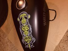 Tank off, no easy way to remove gas but to tip it and dump out I suppose.