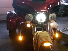 Like I said, very bright, extremely noticable.  Will update when I try it on the road.
