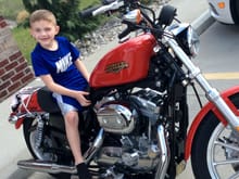 My Grandson and my Sportster