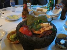 Dinner was great. Not sure what it was. Pretty sure there was cactus