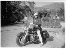 My 1957 "Road King" I rode in high school.  My favorite HD model.  
 