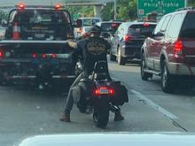 Not to toot my own horn...but this is as clean as I've seen.  I did the same bags, cycle vision slick signal and joker machine rat eye LED.  All run, brake, turn 👍