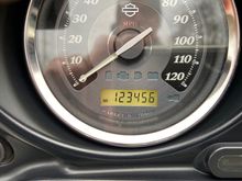 Current mileage is 123,500