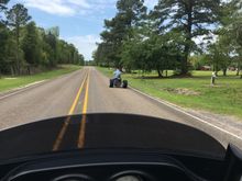 Following my old man down one of our favorite roads. 