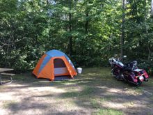 Just one problem, this State park is primitive camping only.