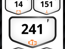 This is a screenshot of my SE pro programmer showing engine temperature and intake temperature as well as other parameters