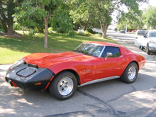 75 Corvette Stingray with custom 383 Stroker. 450 HP
