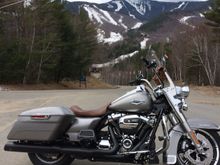 Been able to ride the last 3 days. Here's a pic in front of Whitface Mountain, in Wilmington NY. About 400 miles on her so far and I must say, I'm impressed! Love the new king!!!!