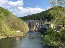 One of the many dams around the US129 area