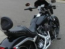 2013 breakout with a 124.  This corbin seat was by far the worst investment i have made.  At the time seats were limited for thr breakout, but jeez....its a brick.