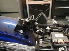mount for the driver back rest.