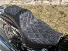 BMC custom snake skin print with gator and ostrich leather love this seat so comfortable